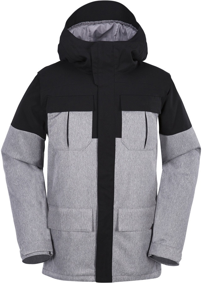 Alternate Insulated Ski & Snowboard Jacket, L Heather Grey